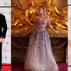 По червения килим на наградите БАФТА