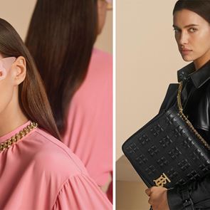 Розовата есен на Burberry с участието на Ирина Шейк