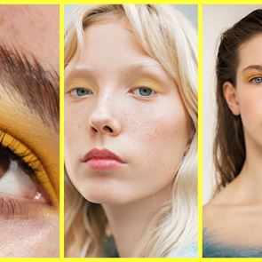 Жълти сенки за очи - слънчевият тренд на пролет-лято 2021