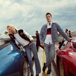 Никълъс Холт и Клаудия Шифър са лицата на новата есенна кампания на <em>Tommy</em> <em>Hilfiger</em>