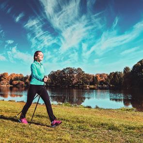 Скандинавското ходене не е за "баби