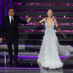 Бианка Балти с удивителна поява на фестивала Санремо