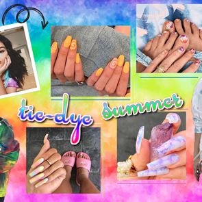 Tie-dye маникюрът е най-горещата тенденция това лято