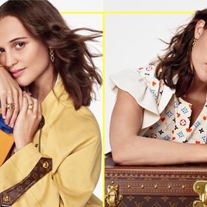 Алисия Викандер на празнично пътешествие с Louis Vuitton