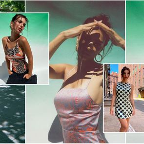 <em>Емили</em> <em>Ратайковски</em> ни предизвика да помислим за копринените дрехи...