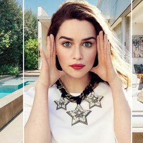 На гости в модерния дом на Емилия Кларк (ГАЛЕРИЯ