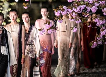 Dior среща Киото в стилна хармония между Изтока и Запада