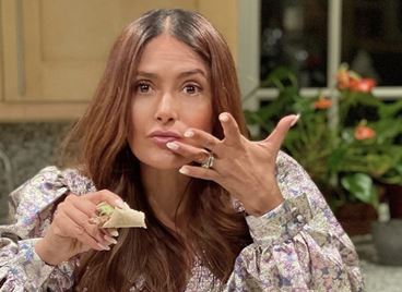 Салма Хайек има собствена градина, призовава ни да я последваме