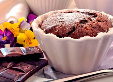 Сладка неделя: Шоколадово суфле със сладолед