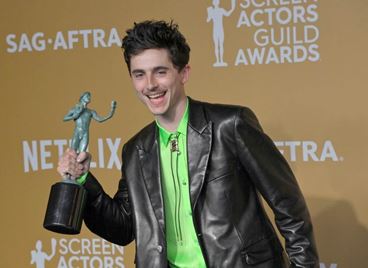 Тимъти Шаламе е голямата изненада на наградите на Гилдията на филмовите актьори