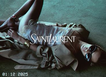 Бела Хадид олицетворява cool естетиката на Saint Laurent за пролетта на 2026