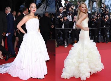 Белите богини на фестивала в Кан