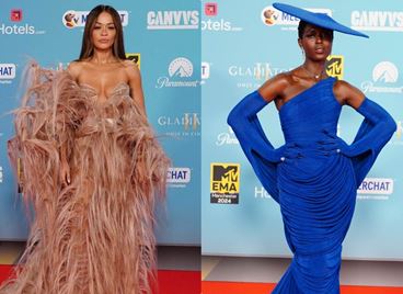 По червения килим на европейските награди на MTV