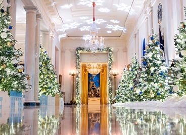 Вижте впечатляващата коледна украса в Белия дом