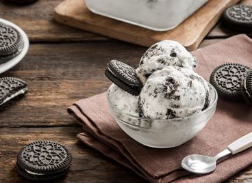 DIY сметанов сладолед с бисквитки