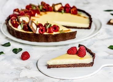 Шоколадов тарт: фин сладкиш с пудинг със смляна шушулка ванилия