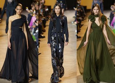 Тъмните нюанси доминират в новата колекция на Elie Saab