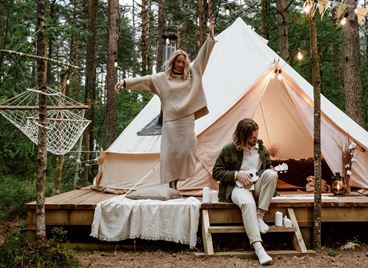 Glamping ваканцията (на звездите)