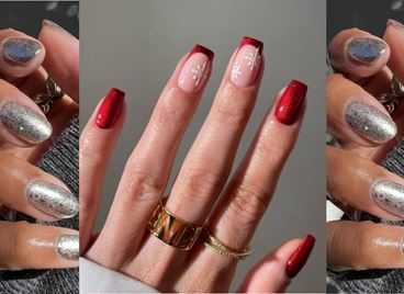 Празнични нокти: Идеи за маникюр с коледно настроение
