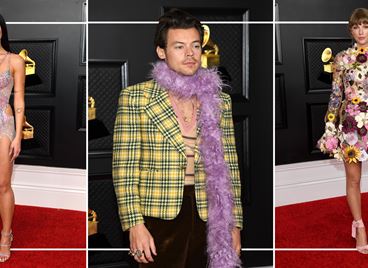 По червения килим на наградите &quot;Грами&quot;