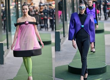 Pierre Cardin SS 2026: Модели от друга вселена