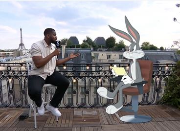 Бъгс Бъни става репортер на олимпийските игри в Париж