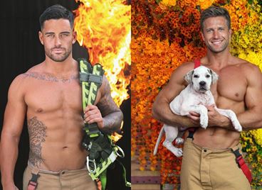 Календарът с австралийските пожарникари вече е факт