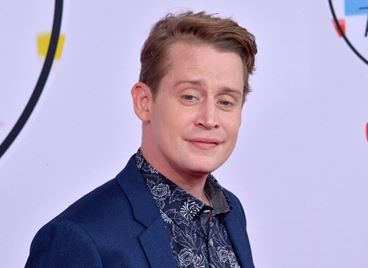 Маколи Кълкин със звезда на Алея на славата в Холивуд