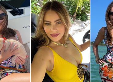 София Вергара навърши 49 на Карибите