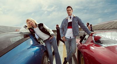 Никълъс Холт и Клаудия Шифър са лицата на новата есенна кампания на Tommy Hilfiger