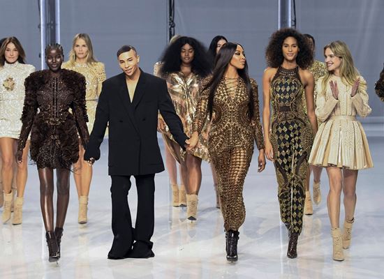 По-смелата страна на Balmain и Оливие Рустейн