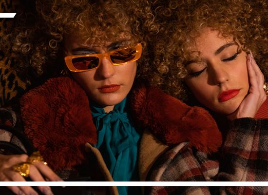 GRAZIA Style: Зимна еклектика в лилаво &amp; червено