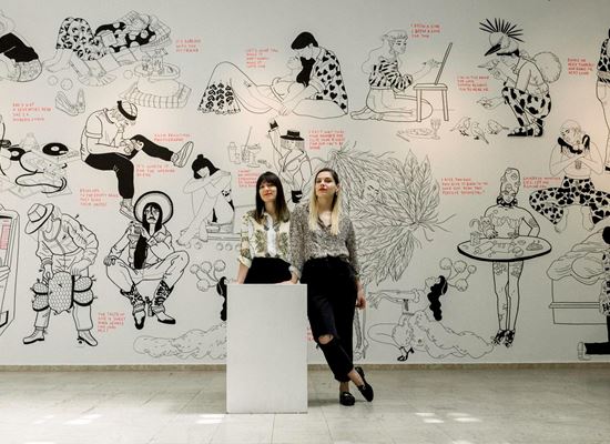 Михаела и Борислава водят много ясен диалог с изкуството