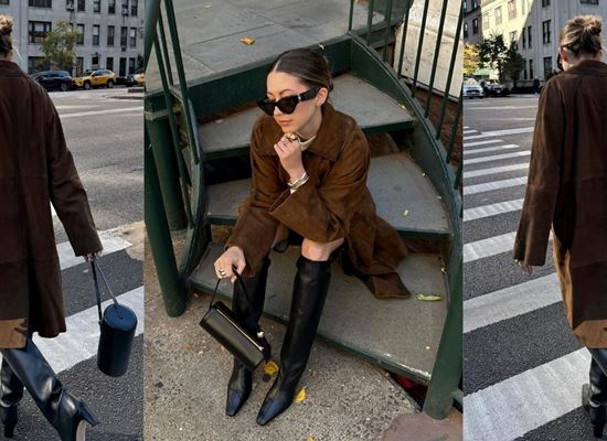 Високи до коляното ботуши: 6 визии, които да пробвате този сезон