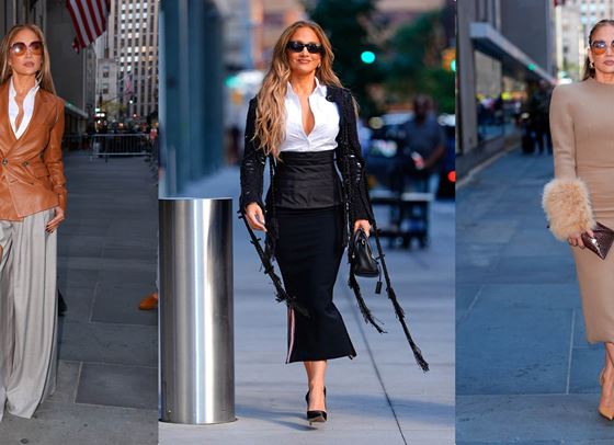 Дженифър Лопес превърна Ню Йорк в своя модна сцена