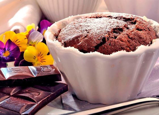 Сладка неделя: Шоколадово суфле със сладолед