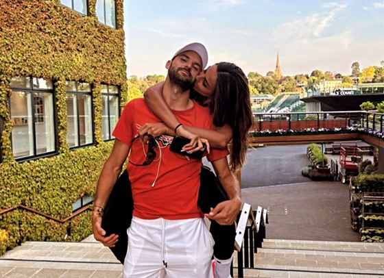 Григор Димитров и Мадалина Генеа с общи кадри от Лондон