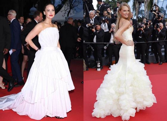 Белите богини на фестивала в Кан