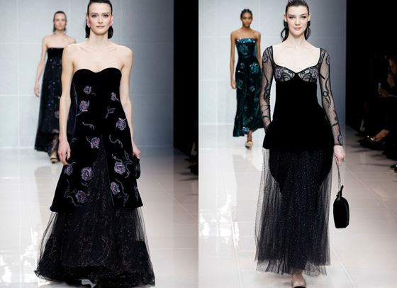 В нощната градина на Армани