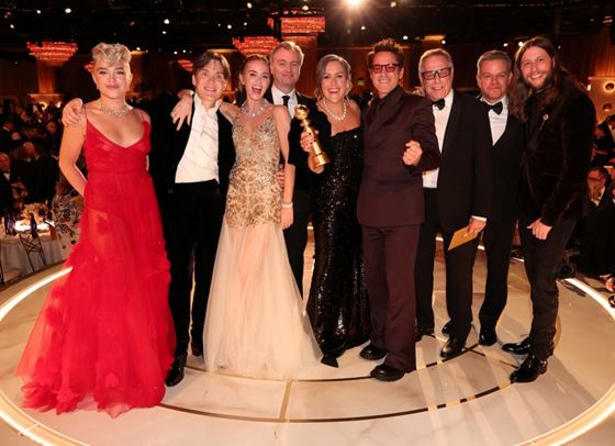 &quot;Опенхаймер&quot; триумфира на наградите &quot;Златен глобус&quot;