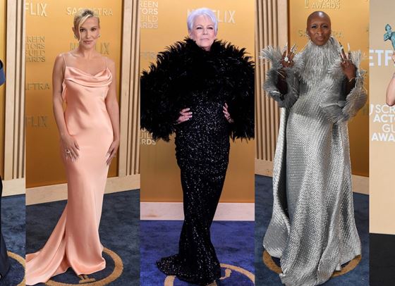 На синия килим на наградите на Гилдията на актьорите