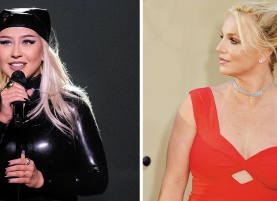 Бритни Спиърс посочи с пръст Кристина Агилера