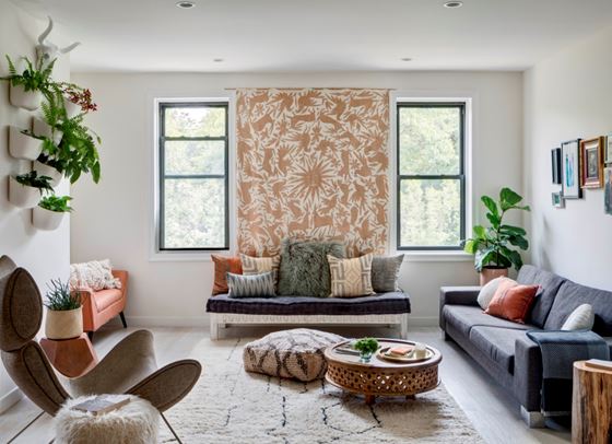 Цветна градина в Бруклин или как интериорът превръща един дом в райско кътче