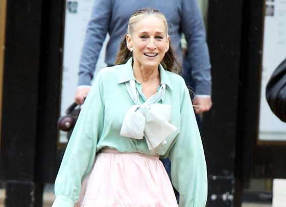 Първи кадри от Кари Брадшоу и &quot;И просто ей така...&quot;