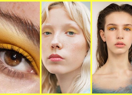 Жълти сенки за очи - слънчевият тренд на пролет-лято 2021