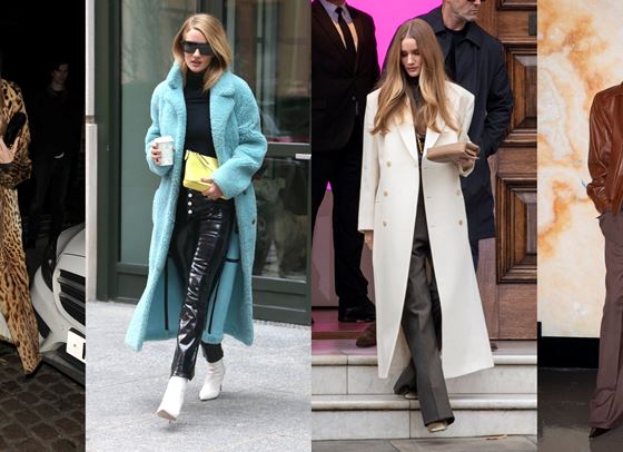 Стилно вдъхновение за студените дни с Роузи Хънтингтън-Уайтли