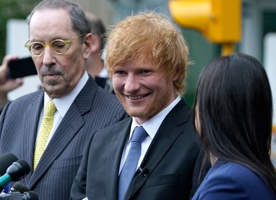 Ед Шийрън спечели делото за плагиатство