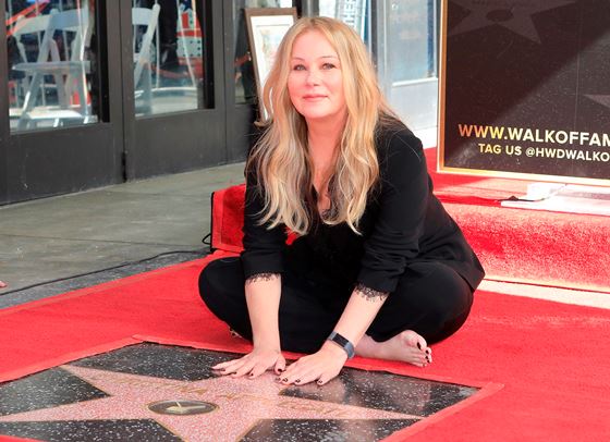 Кристина Апългейт получи звезда на Алеята на славата