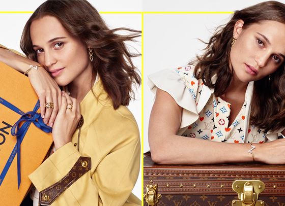Алисия Викандер на празнично пътешествие с Louis Vuitton
