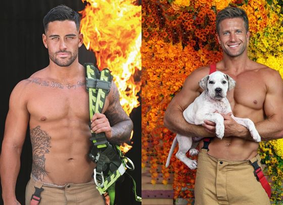 Календарът с австралийските пожарникари вече е факт